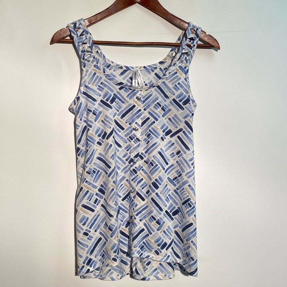 French Twist - soft tank top. Size M